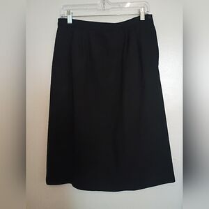 VTG Pan-her Skirt Black 100% Wool